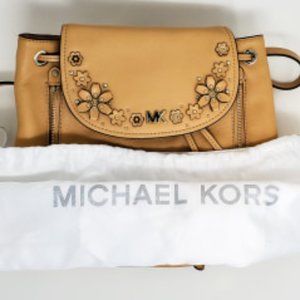Michael Kors Tan Leather Backpack Purse